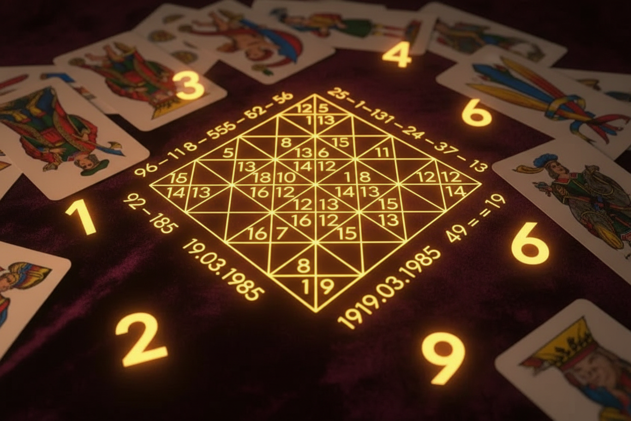 Consulto di Numerologia e Cartomanzia — 60 minuti